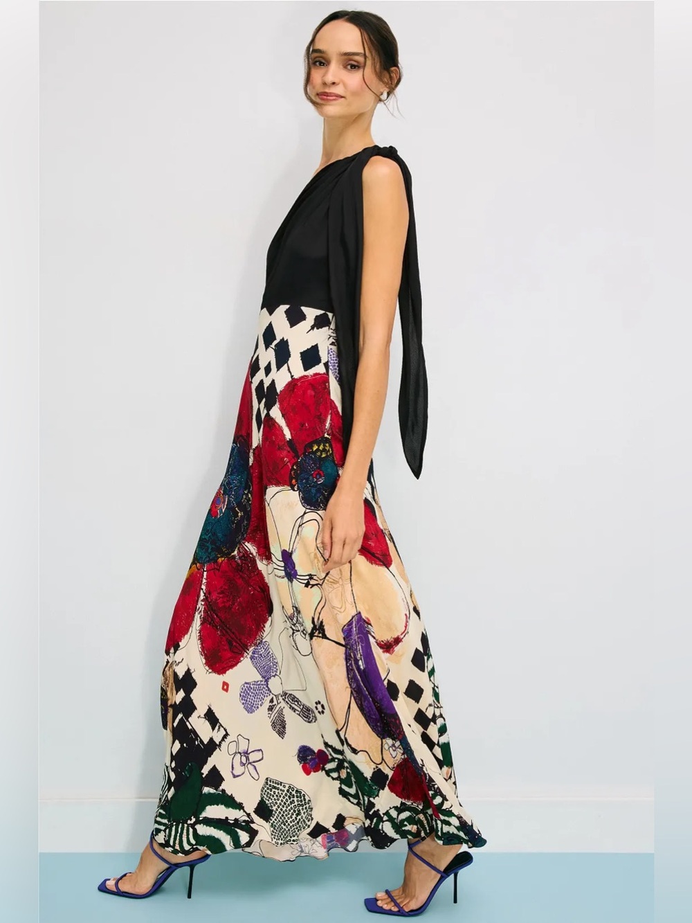 *Flawed RTR Saaksha & Kinni Sylvia Printed Gown (0346) - Picture 2 of 11